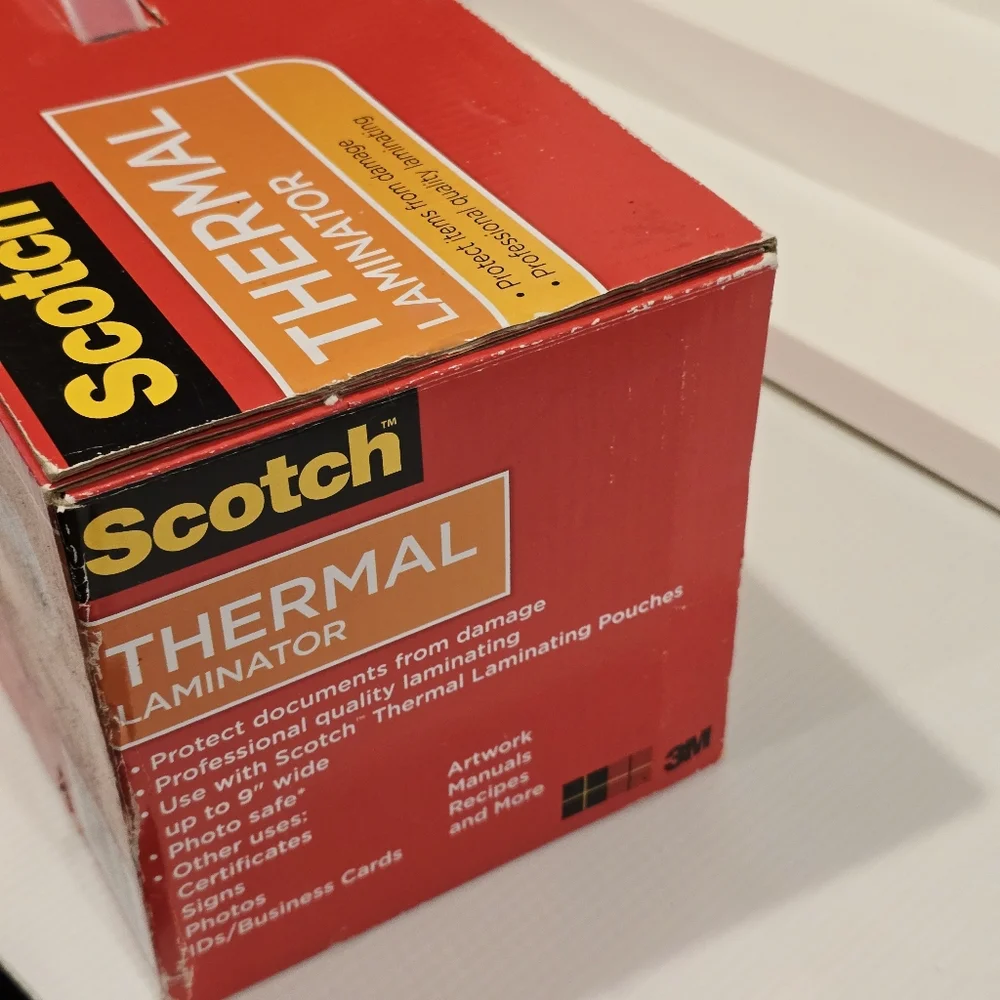 Scotch Thermal Laminator TL902 Compact Easy to Use for Home Office Classroom